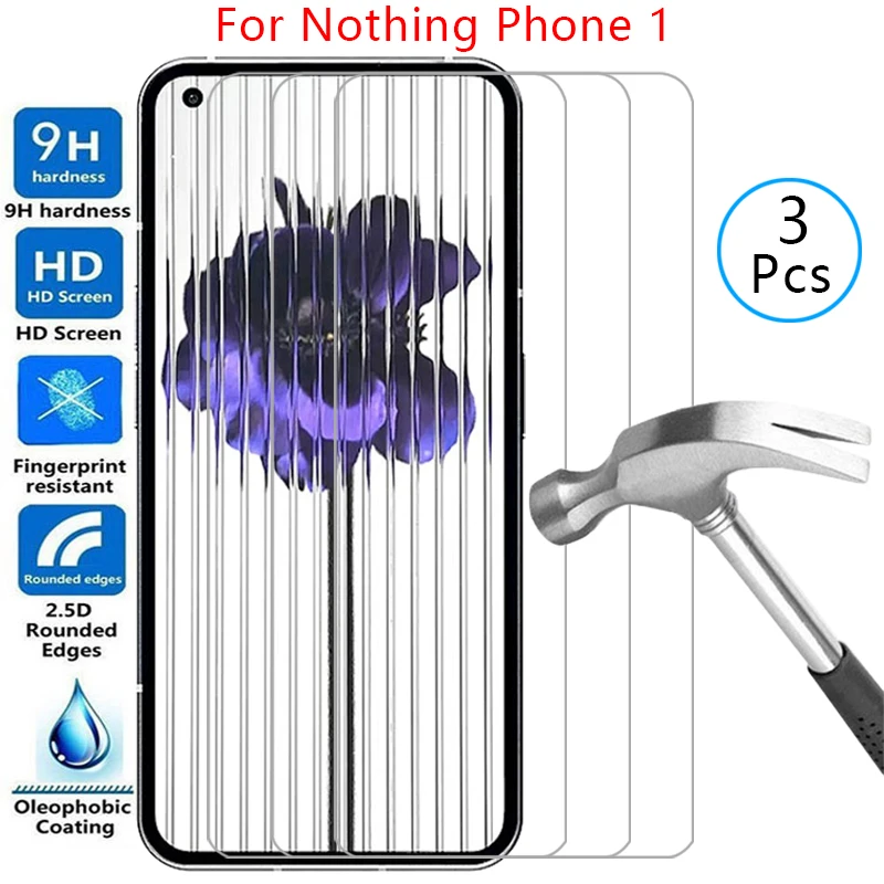 Proteggi Schermo Per Niente Telefono 1 Vetro Temperato Protettivo Su Pellicola Phone1 Glas Nothingphone One Nathing Nothing Phon 1 Vetro