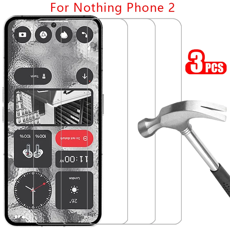 Vetro Temperato Protettivo Per Niente Protezione Dello Schermo Del Telefono 2 Su Phone2 Film Glas Nothingphone Two Nathing Nothing Phon 2Glass