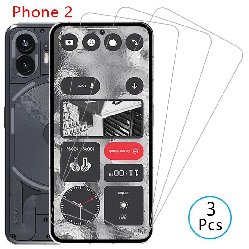 Vetro Temperato Protettivo Per Niente Protezione Dello Schermo Del Telefono 2 Su Phone2 Film Glas Nothingphone Two Nathing Nothing Phon 2Glass