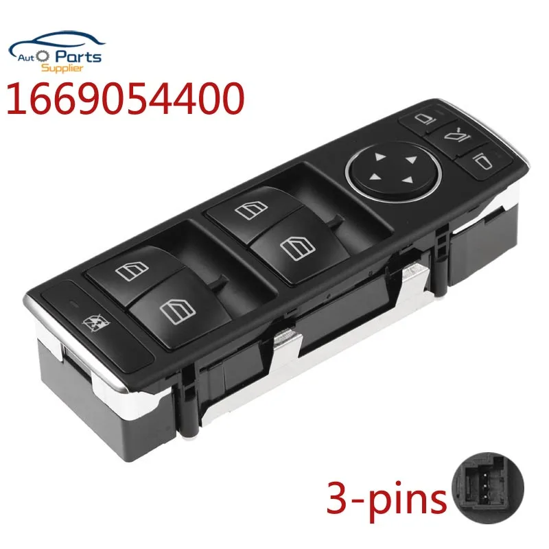 Nuovo 1669054400 1669054300 Interruttore Alzacristallo Elettrico Per Mercedes-Benz C117 Cla 180 Cla 200 Cla 220 Cla 250 Cla 45 2049058202
