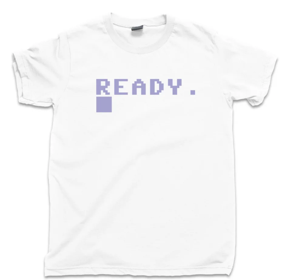 T-Shirt Pronta 128 Pet Vic-20 Cbm 64 Ibm Retro 8-Bit Videogioco