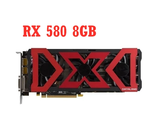 Scheda Video Dataland Rx 580 8Gb Schede Grafiche Gddr5 256Bit Per Schede Vga Serie Amd Rx 500 Rx 580 Displayport Dvi Usate