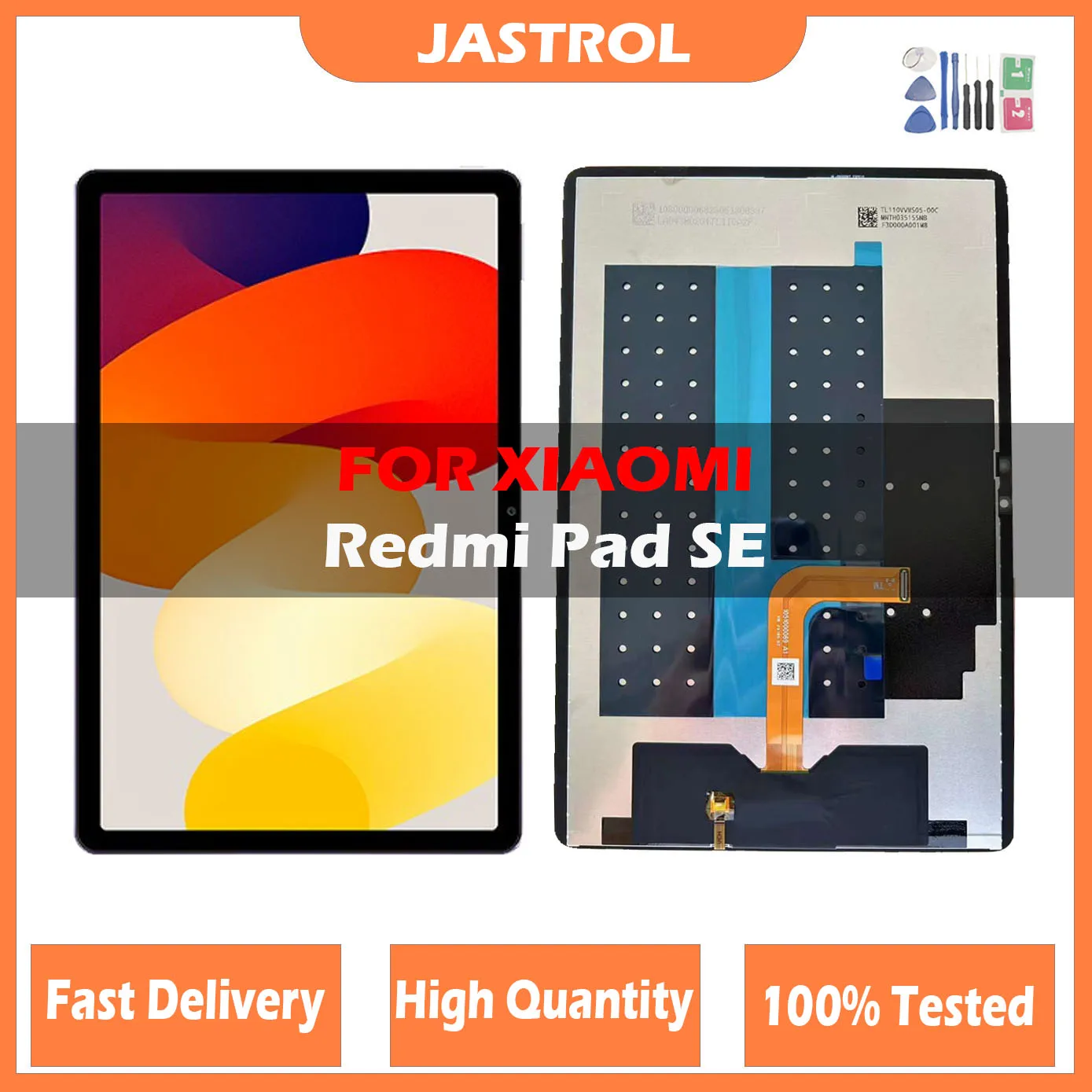 11.0 "Originale Per Xiaomi Redmi Pad Se Display Lcd Redmi Pad 2 Con Touch Screen Digitizer Assembly Parti Di Riparazione Di Ricambio