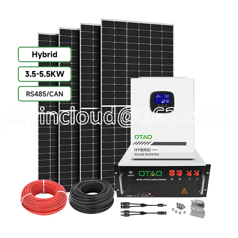 All In One Hybrid Solar Pump Inverter Ibrido 24V 3.5Kw Inverter Generator Mppt Charger Onduleur Hybride Solaire Inversor Hibrido