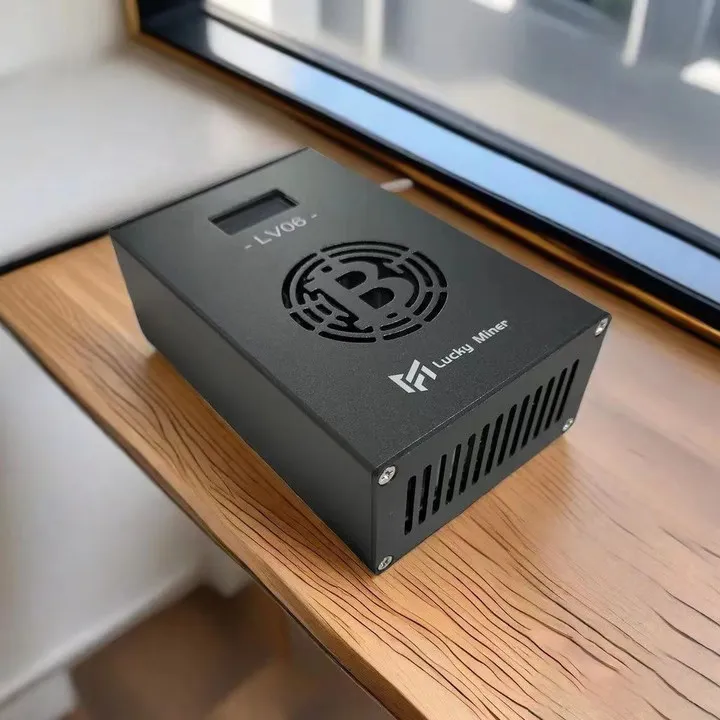 Btc Solo Miner Lucky Miner V06 500Gh/S Hashrated Basato Su Bitaxe Bltra Bm1366 Household Bitcoin Silent Solo Mining Machine