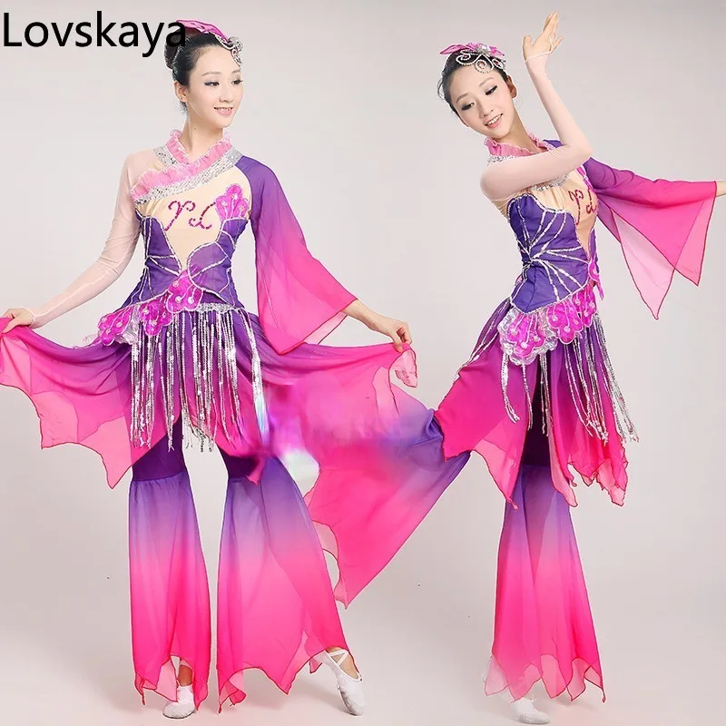 Nuovi Vestiti Di Costume Di Danza Nazionale Vestiti Di Scena Donne Yangko Abbigliamento Costumi Classici