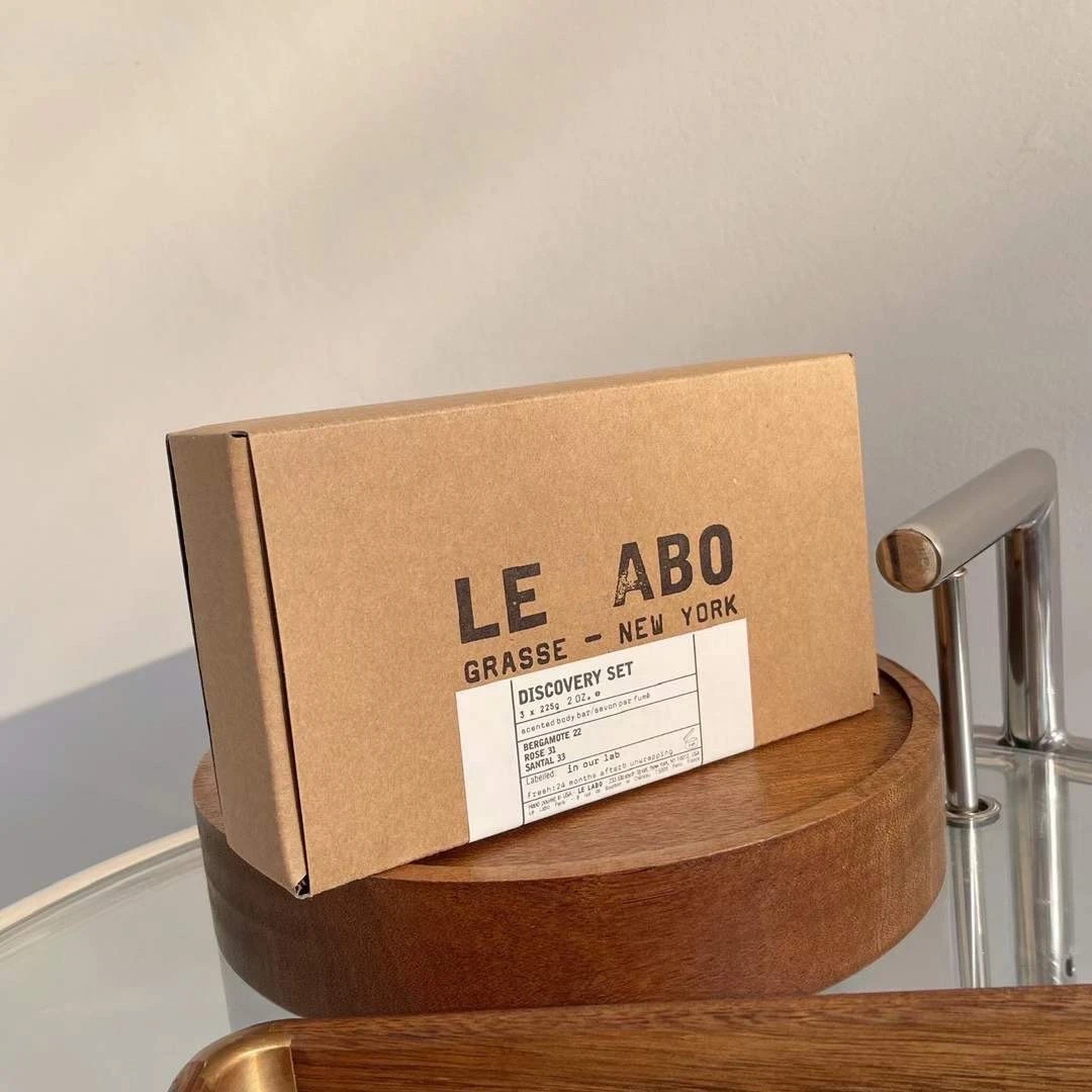 3 Pezzi Aromaterapia Di Lusso 225G Set Di 3 Sapone Profumato Per Il Corpo Set Discovery Santal 33 Rose 31 Bergamote 22 Le Labo