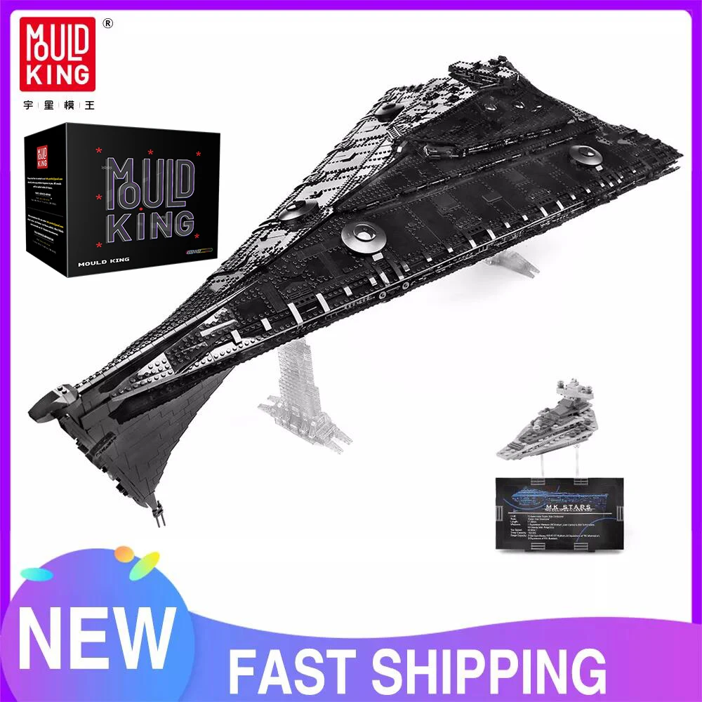 Mold King 21004 Star Plan Toys The Eclipse-Class Dreadnought Star Destroyer Model Building Blocks Mattoni Regali Di Natale Per Bambini