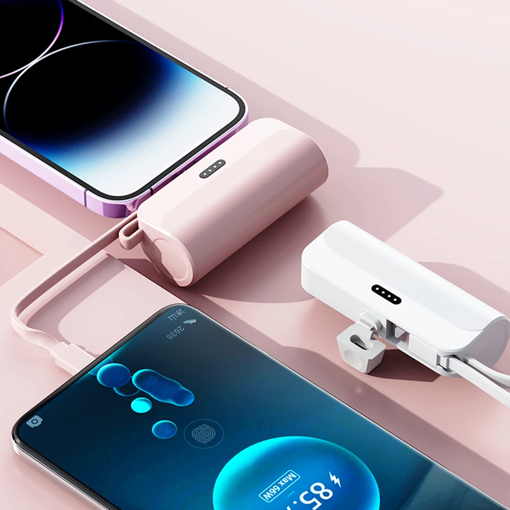 Mini Power Bank 5000Mah Caricabatterie Portatile Per Telefono Cellulare Caricabatteria Esterno Caricabatteria Portatile Per Iphone Samsung Xiaomi