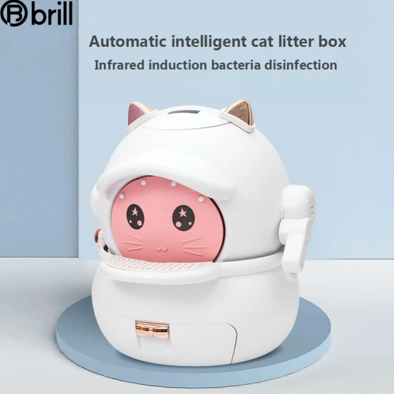 Bacino Per Lettiera Per Gatti Sistema Di Deodorante Intelligente Autopulente Intelligente Autopulente Gatti Lettiera Sterilizzazione Uv Lettiera Gatto