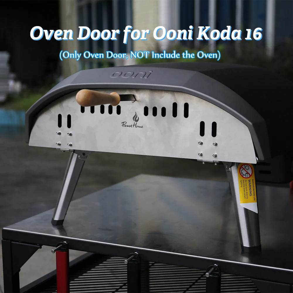 Ooni Koda Porta Del Forno Per Pizza Da 16 Pollici Porta Del Forno Per Pizza In Acciaio Inossidabile Perfettamente Dimensionata Per Ooni Koda 16 Pollic