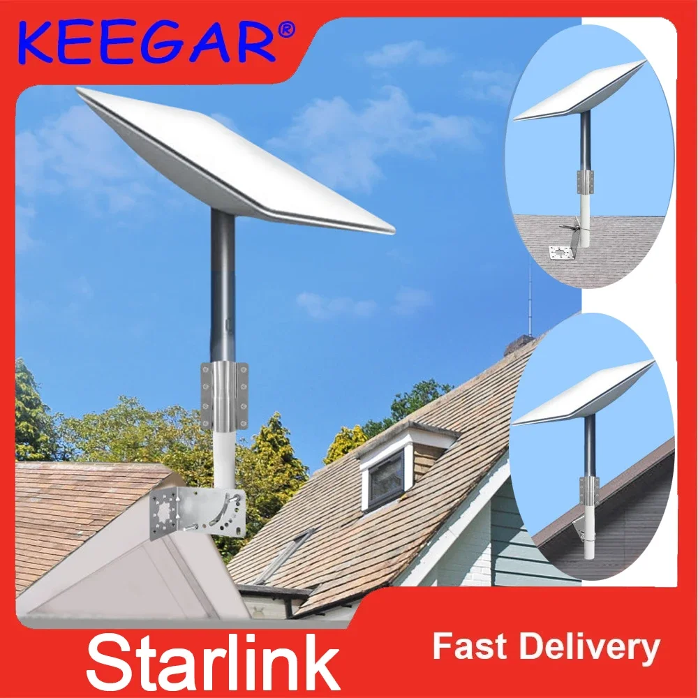 Adatto Per Starlink V2 Starlink Accessori Kit Di Installazione Satellitare Internet Staffa Di Installazione Dell'Antenna Tv Esterna