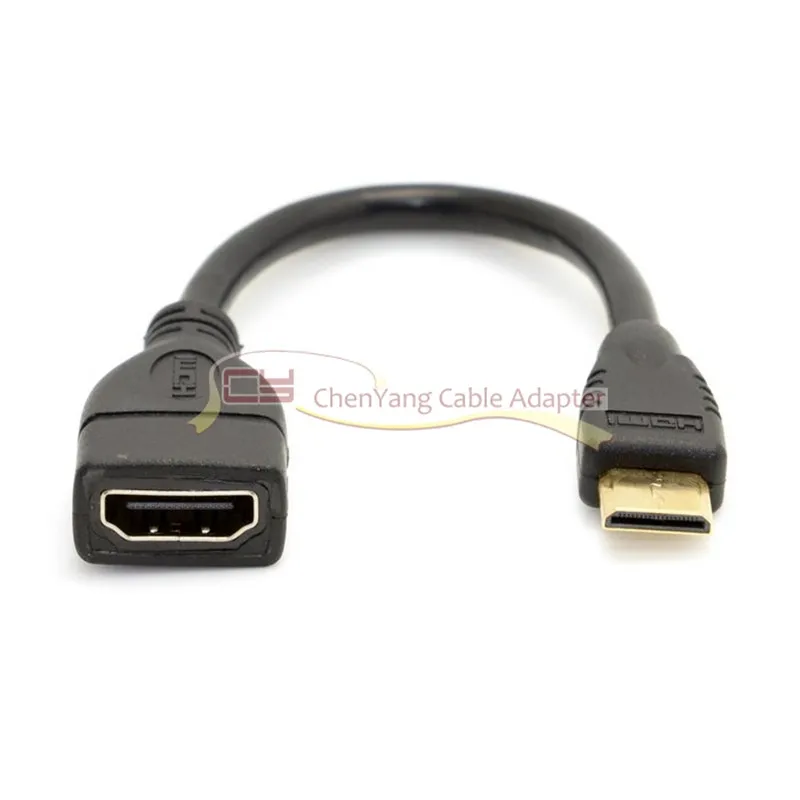 Prolunga Mini Hdtv Maschio A Hdtv Femmina Per Dv Sony Cannon Mp4 Telecamera Dc Dv Cavo 10Cm