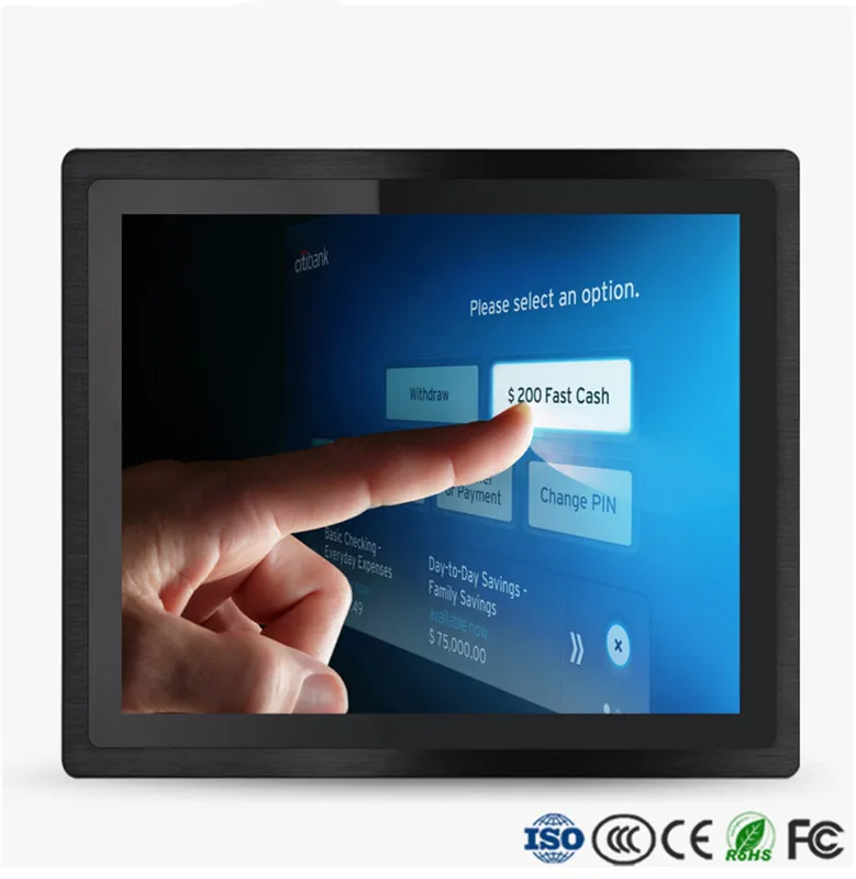 Cina Produttore Buon Prezzo 15 Pollice Android Impermeabile Ip67 Windows 10 Computer Industriale Tablet Pc