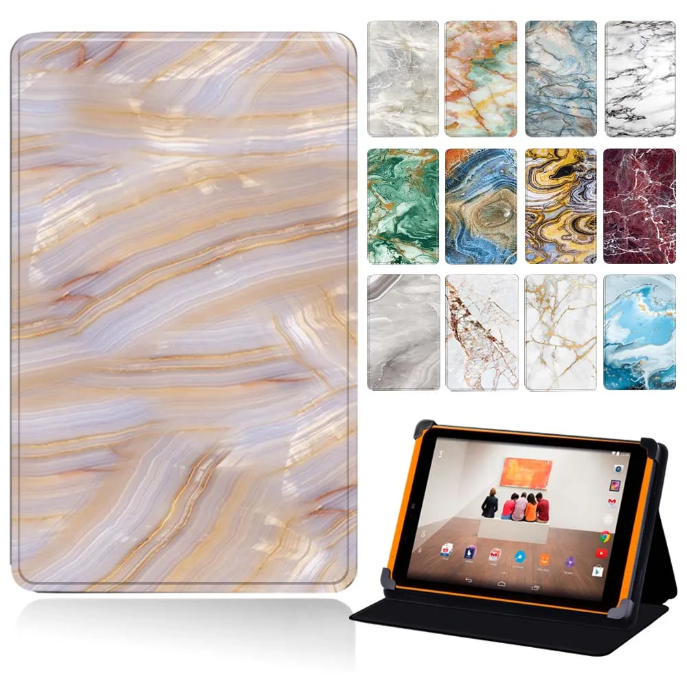 Custodia Per Tablet In Pelle Per Tesco Hudl 7 Pollici/Tesco Windows Connect 10 Pollici Anti-Polvere Resistenza Alla Caduta Custodia Protettiva + Stilo