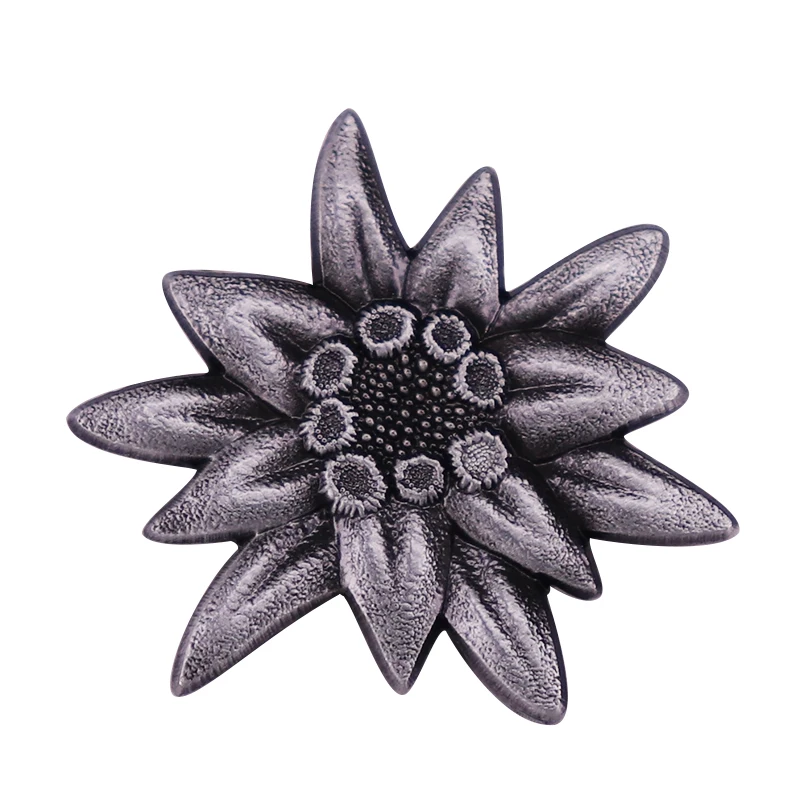 Spilla Per Badge Edelweiss Elite Delle Truppe Di Montagna Tedesche In Stile Retrò