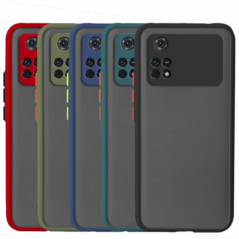Cover Opaca Per Pc Per Xiaomi Poco X4 Pro 5G Custodia Xiaomi Poco X3 X4 X5 Pro 5G Cover Custodia Rigida Antiurto Xiaomi Poco X4 Pro 5G