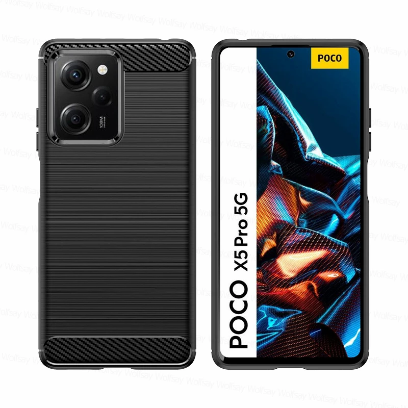 Per Xiaomi Poco X5 Pro 5G Custodia Xiaomi Poco X3 X4 X5 Pro 5G Cover Cover Posteriore Antiurto In Tpu Morbido Per Xiaomi Poco X5 Pro 5G