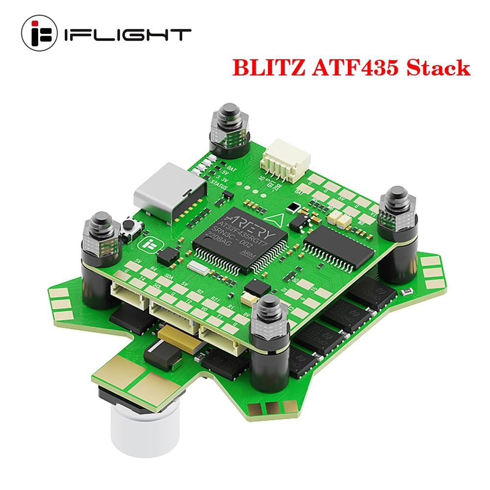 Iflight Blitz Atf435 Controller Di Volo Con Blitz E45S 45A 4-In-1 Esc 2-6S Lipo / Blitz 1.6W Vtx Per Rc Fpv Drone