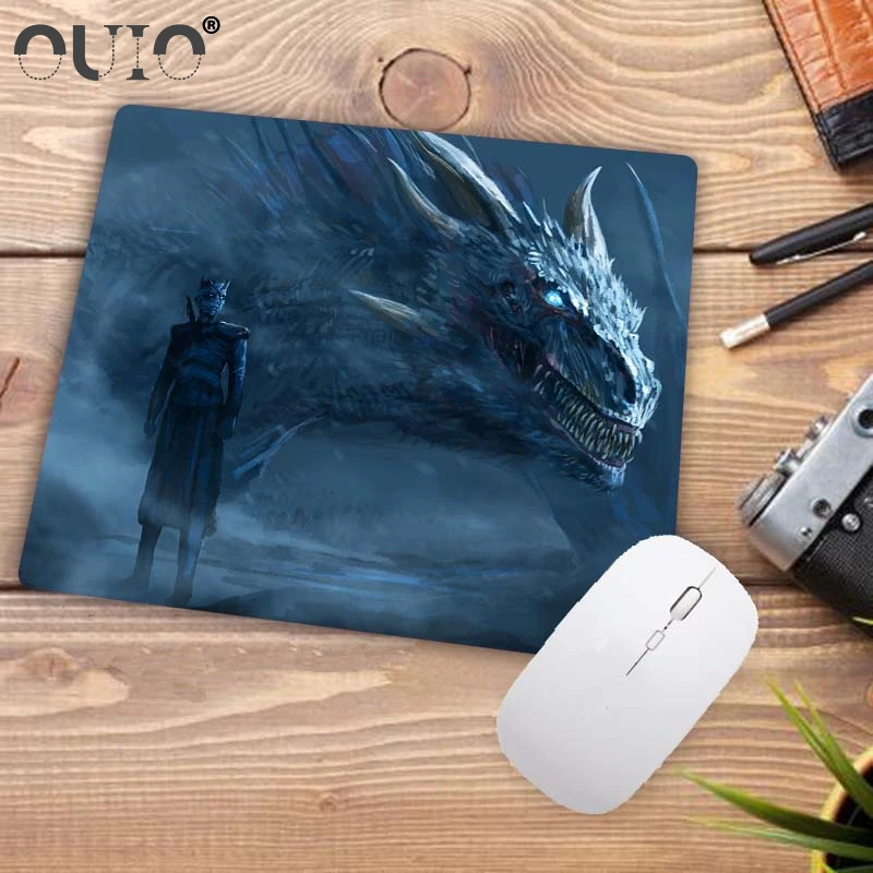 Ouio Tronos Game Un Pezzo Di Gelato E Gomma Flame Mouse Pad Laptop Mouse Pad Game Pad 18X22 Cm 25X29Cm Promozione Russia
