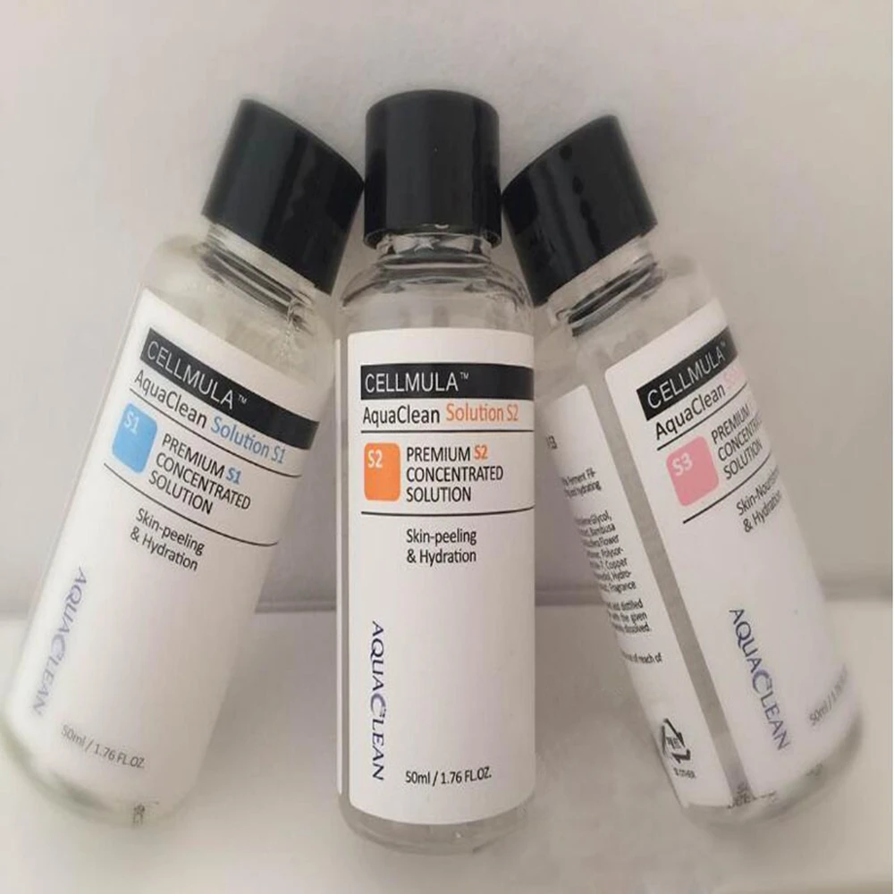 3Pcs Hydra Facial Solution Ringiovanimento Della Pelle Idratante Acqua Aqua Peeling Microdermoabrasione Viso Per Macchina Hydrafacial