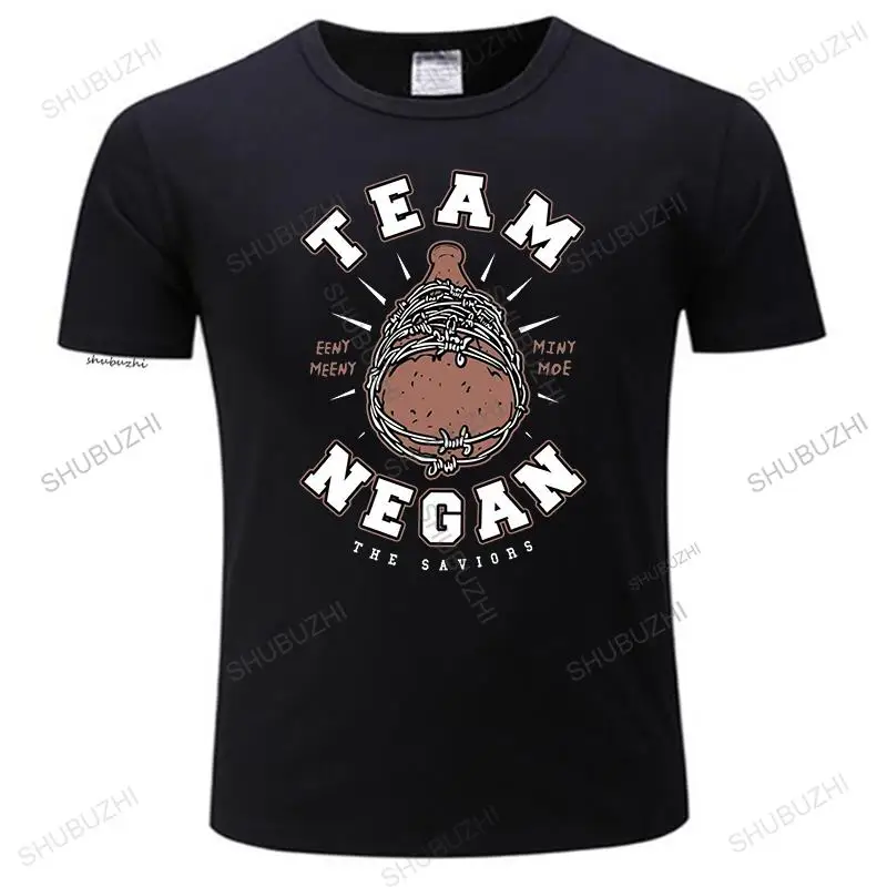 Uomini Uomo Deviente Team Negan Tee Shirt Personalizzata Manica T-Shirt Di Completo Maschile Fashion Tee-Shirt Homme Tops
