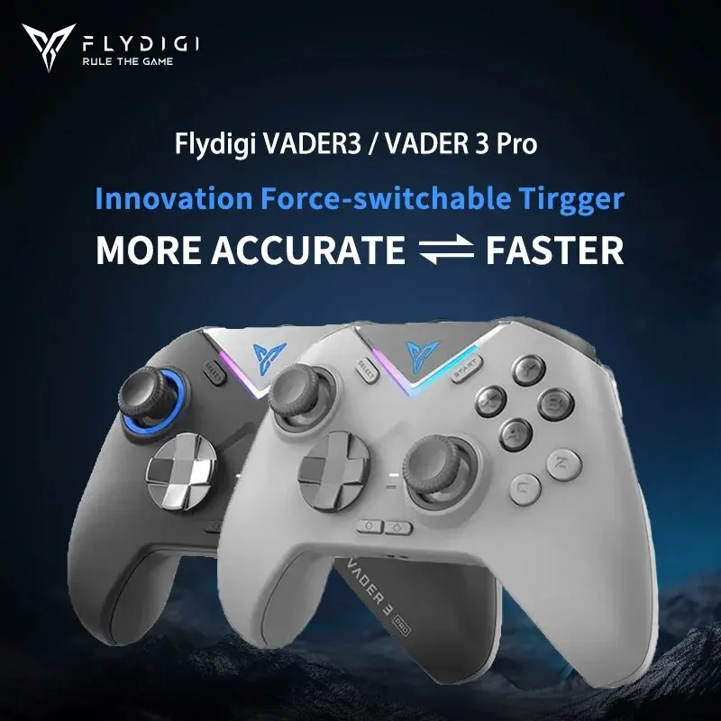 Nuovo Flydigi Vader 3 / Vader 3 Pro Bluetooth Wireless Gamepad Hall Linear Trigger Switch/Pc/Steam/Ios Giochi E Videogiochi