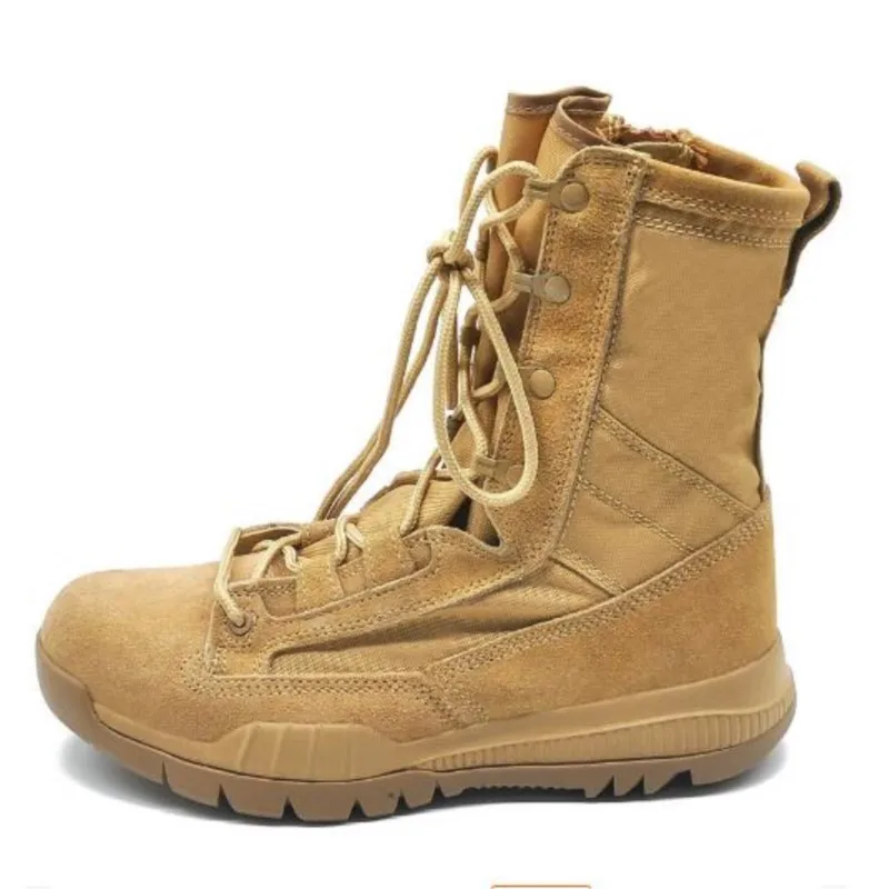Man Desert Boots Brand Flat Heel Man Shoes Autumn Spring Ankle Boots Combat Boots Military Boots M998