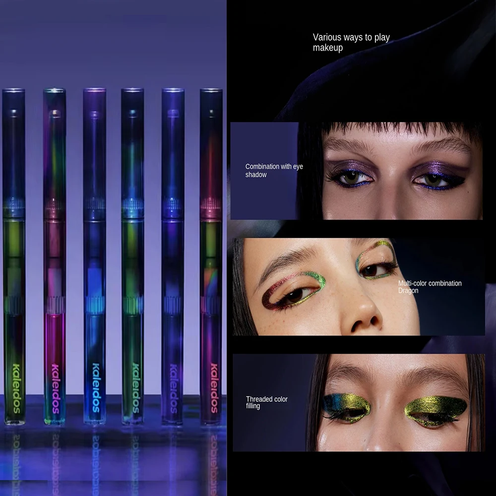 6 Colori Kaledos Caleidoscopio Holy Eyeliner Pen Durevole Impermeabile Non Rendering Chuangsheng Night Chameleon Eyeliner Pen