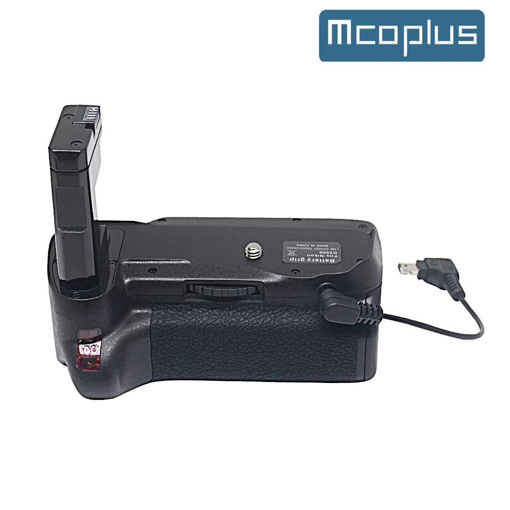 Mcoplus Bg-D5500 Impugnatura Verticale Professionale Per Fotocamera Nikon D5600 D5500 Dslr Sostituire Come Mb-D5500