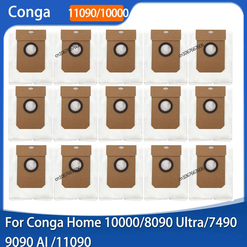 Accessori Per Sacchetti Della Polvere Per Conga 1090/8090 Ultra/10000/ 9090 Ai / 7490/Eufy L50/ L60 Ses /Viomi Alpha 3Pro Parte Dell'Aspirapolvere