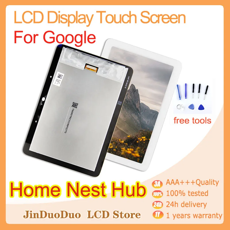 10.1 "Originale Per Google Home Nest Hub Max Display Lcd Touch Screen Digitizer Assembly Per Google Home Nest Hub First Gen