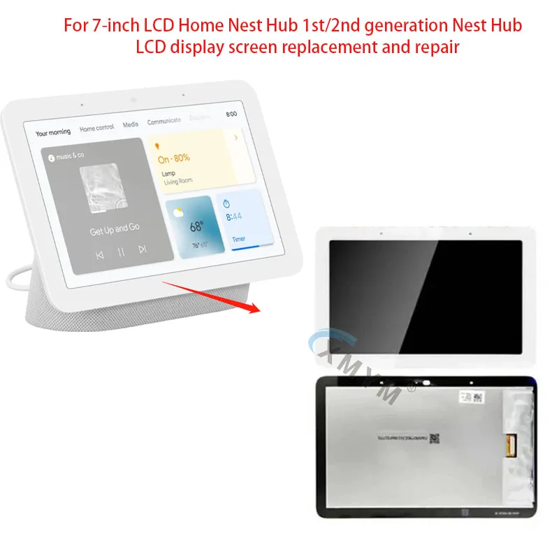 Per 7 Pollici Lcd Google Home Nest Hub 1A/2A Generazione Nest Hub Display Lcd Sostituzione E Riparazione Dello Schermo