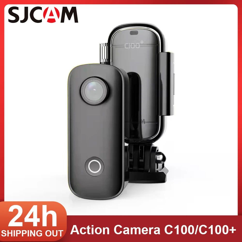 Sjcam C100 Plus Action Camera 4K 30M Impermeabile 2.4G Wifi Action Sport Action Cam Eis Casco Da Bicicletta Moto