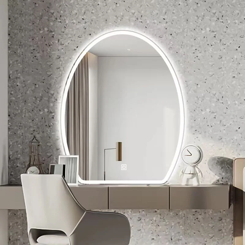 Specchi Da Bagno Moderni A Parete Vanity Specchio Da Barba Irregolare Display Estetico Espejos Para Maquillaje Miglioramento Della Casa