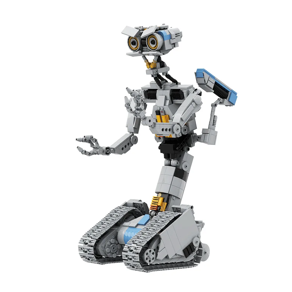 Johnny 5 Robot Building Block Kit-Short Open Circuit Movie Number 5 Mech Robot Building Toys Regalo (1310 Pezzi)