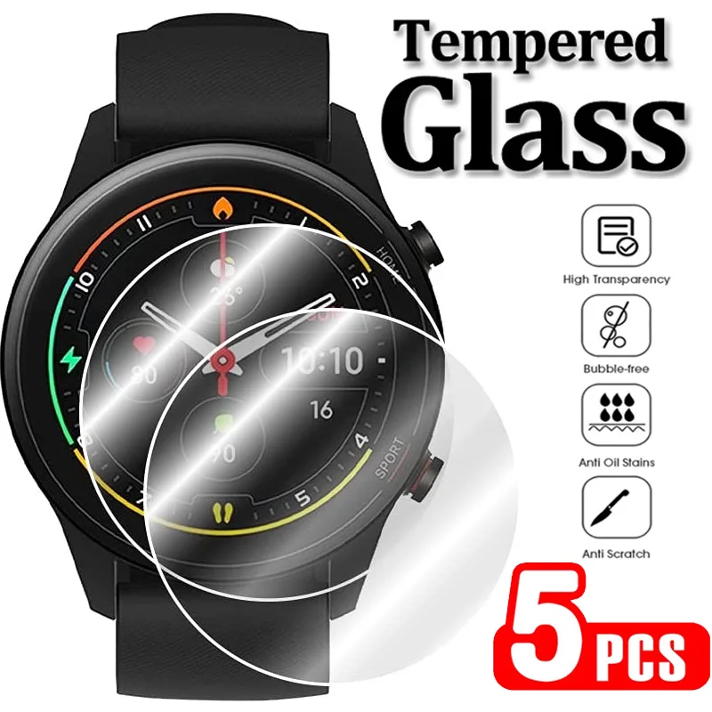 Pellicola Salvaschermo 5 Pezzi Per Xiaomi Watch S1/S1 Pro Pellicola Antigraffio In Vetro Temperato Trasparente Per Xiaomi Watch S1 Pro Smart Watch
