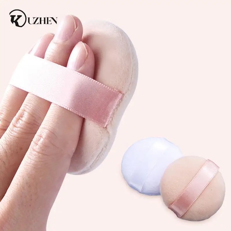 Strumento Di Bellezza Per Fondotinta In Spugna Per Fondotinta In Polvere Per Il Viso Portatile Di Forma Rotonda Professionale