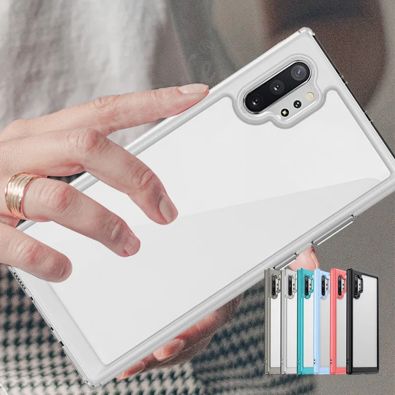 Per Samsung Galaxy Note 10 Plus Custodia Cover Samsung Note 10 Plus Antiurto Trasparente Trasparente Funda Samsung Note 10 Plus 20 Ultra