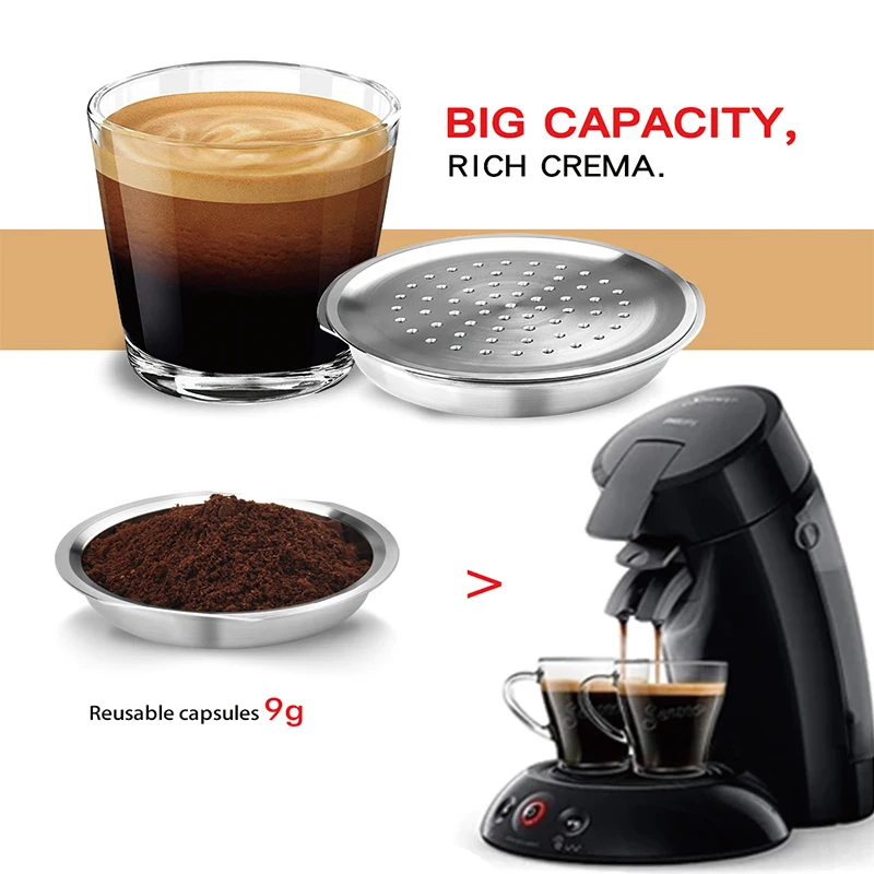 Tappi Uli Senseo Tappi Da Caffè In Acciaio Inossidabile Riutilizzabili Tappi Uli Per Macchina Da Caffè Philips Senseo Filtro Da Caffè Icafilas