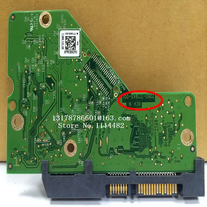 771945-001 Rev A Wd10Ezrx Wd30Efrx Hdd Pcb Della Scheda Logica Buona Prova Di 771945-001 Rev A Wd10Ezrx Wd30Efrx