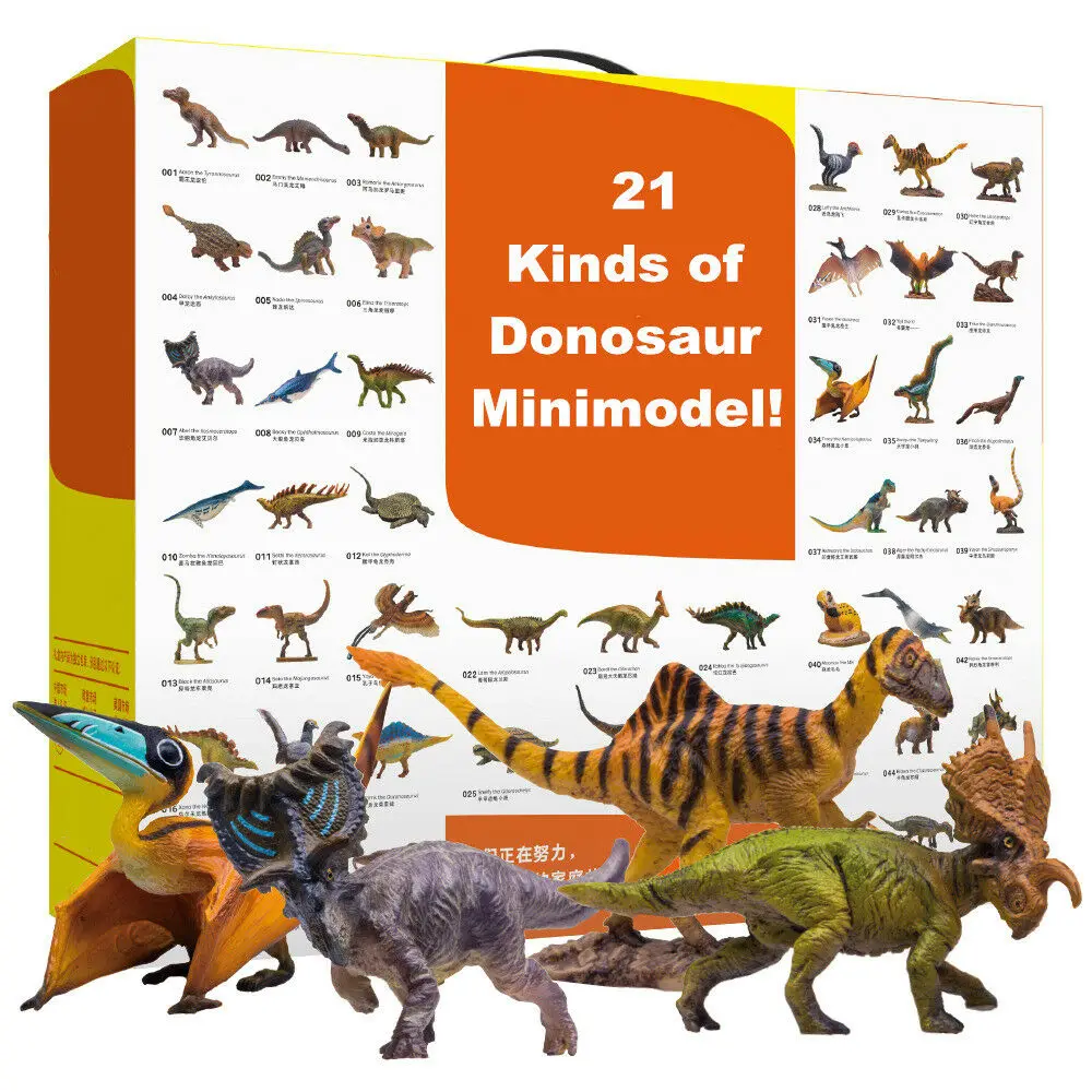 Pnso Tyrannosaurus Triceratops Amenchisaurus Amargasaurus Muslimate Spinosaurus Dinosaur Figure Toy Boys Gift