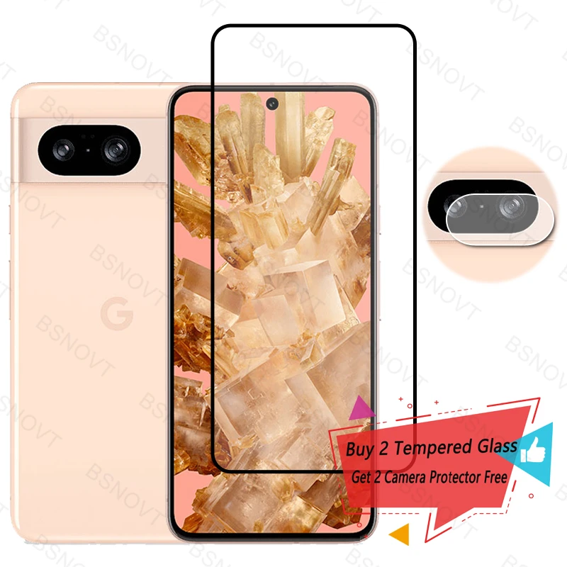 Vetro A Copertura Totale Per Google Pixel 8 Proteggi Schermo In Vetro Temperato Per Google Pixel 8 Glass Per Google Pixel 7 8 Pro Camera Len