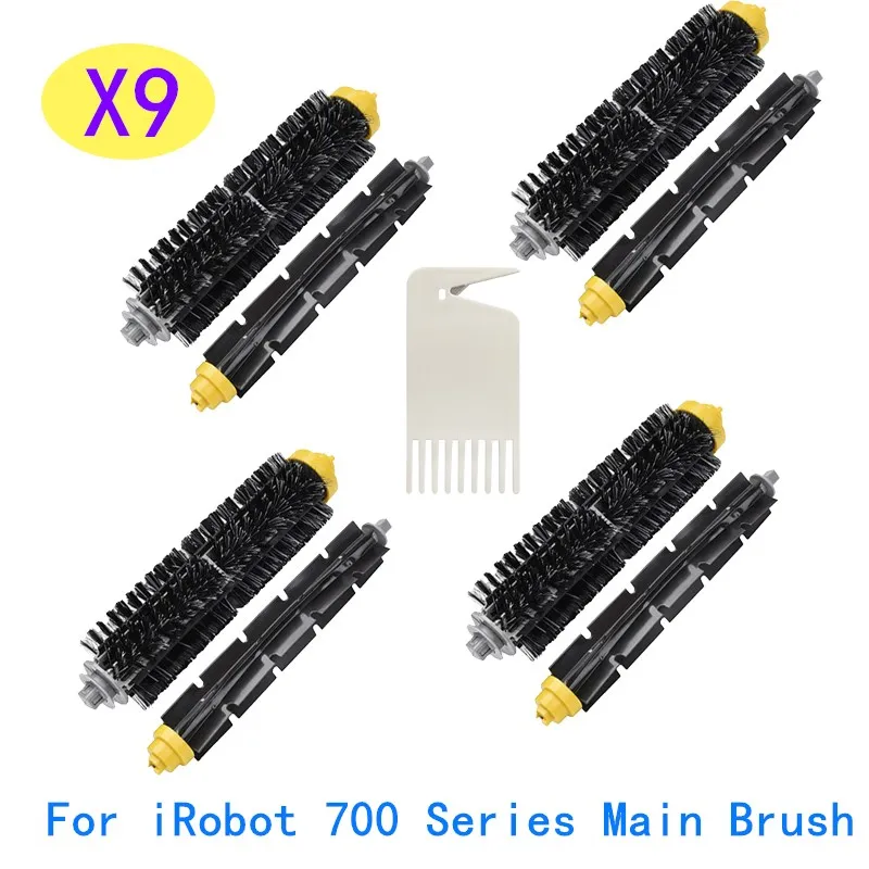 4 Set Lavabile Principale Pennello Rullo Di Accessori Per Irobot Roomba Serie 700 760 770 780 790 Roomba Vuoto Cleaner Kit Parti