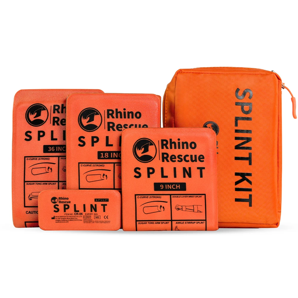 Rhino Rescue Splint Kit Riutilizzabile Survival Combat First Aid Medical Tactical Field
