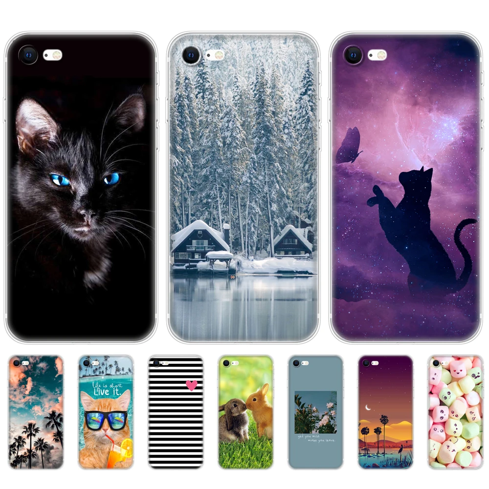 Custodia In Silicone Per Iphone 5S 5 S Se 4 4S Caso Molle Di Tpu Del Telefono Borsette Della Copertura Per Apple Iphone 6 S 6 S Più Fundas Coque Etui 