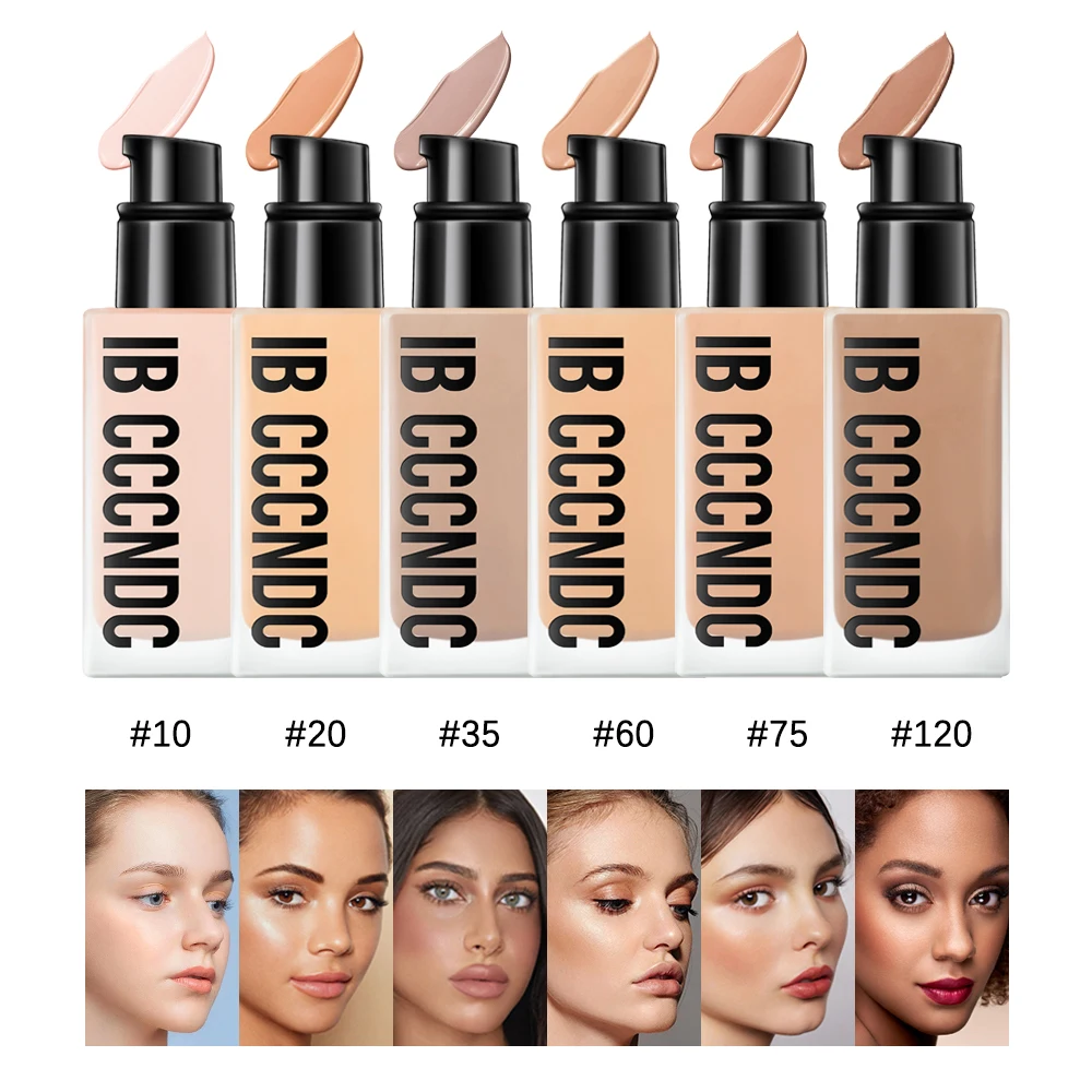 Liquid Foundation Concealer Face Naturally Matte Oil-Control Waterproof Il Makiage Foundation 30Ml 6 Colori Cosmetici Opzionali
