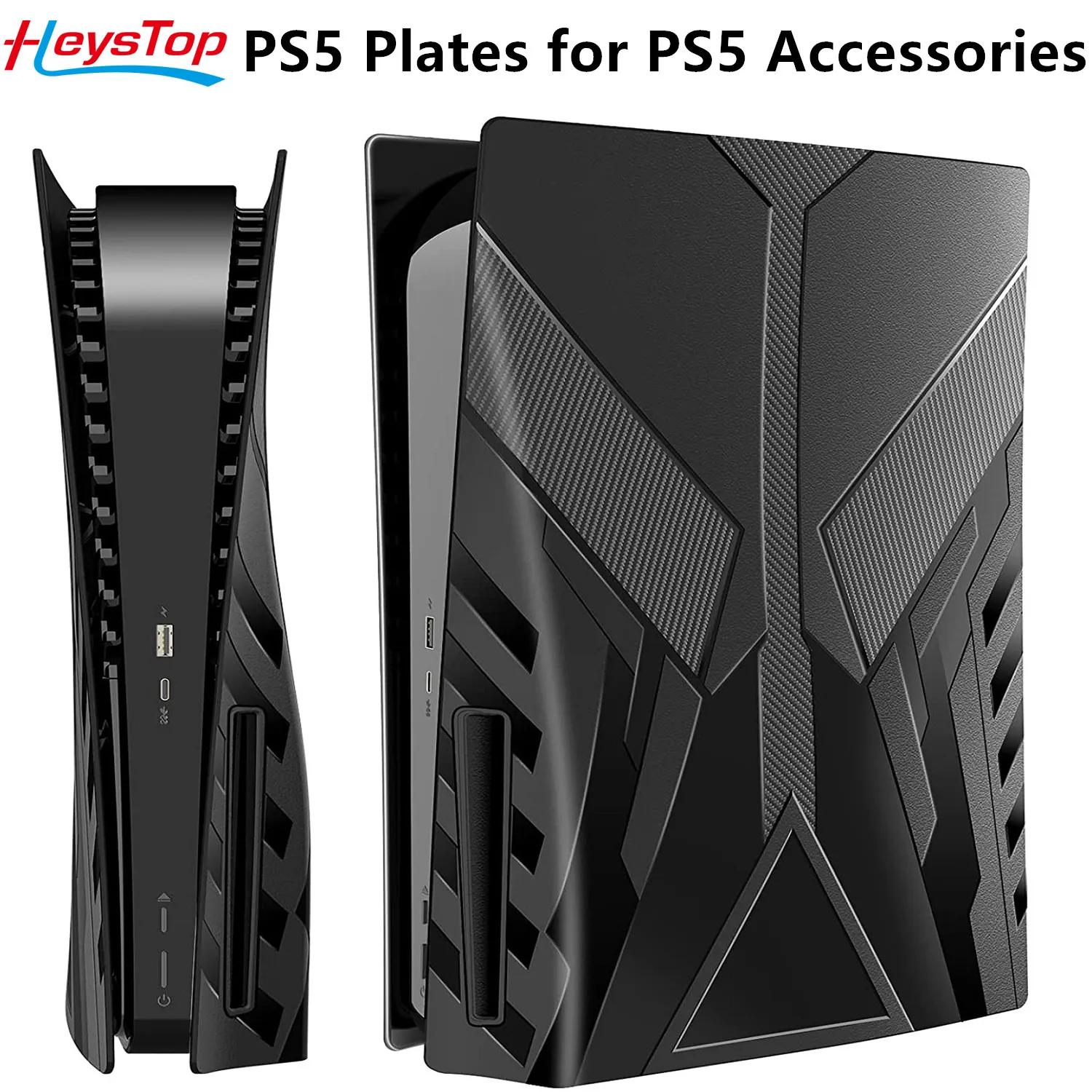 Piastre Heystop Ps5 Per Accessori Ps5, Copertura Rigida Antiurto Ps5 Skin Shell Pannelli Per Console Ps5, Antigraffio Antipolvere
