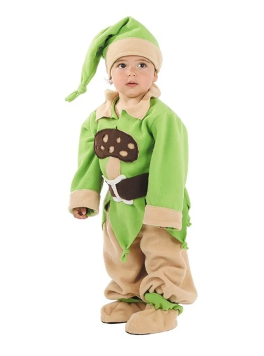 Disfraz De Enanito Bebe Para Bepns De 1 O. Halloween, Carnevale. Disfrace Para Bechips