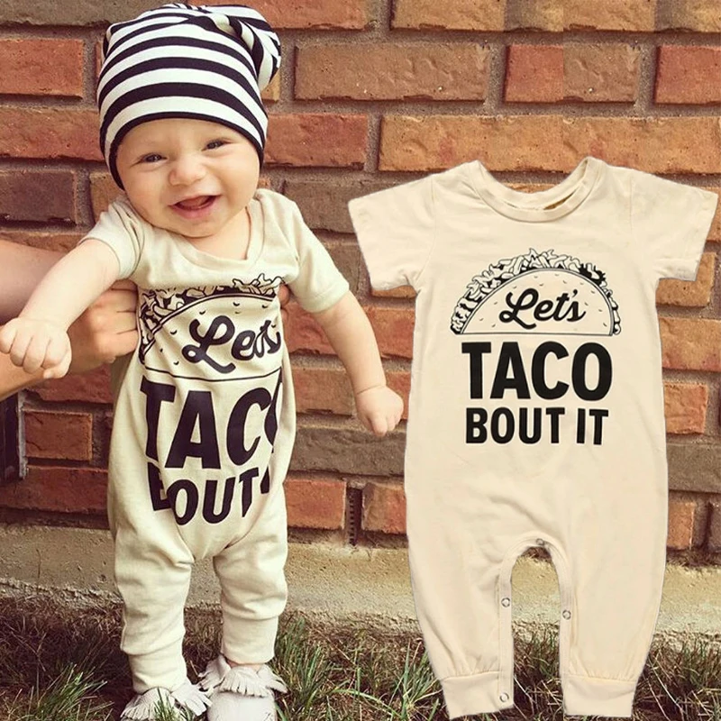 Estate Bambini Neonato Vestiti Arrampicata Bambini Neonata Pagliaccetto Cotone Maniche Corte Body O-Collo Ropa Bebe Niña Bebé